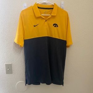 Iowa Hawkeyes Nike Dri Fit Polo